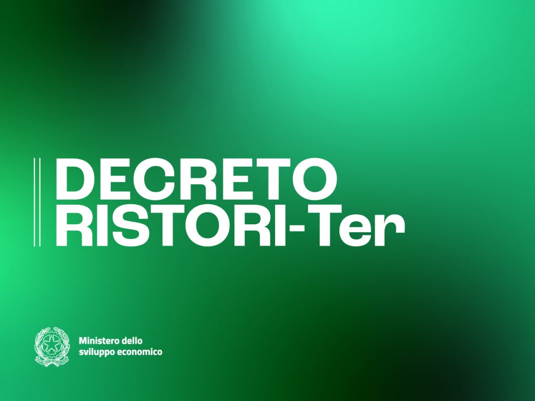 DECRETO-LEGGE 23 novembre 2020, n. 154. Decreto Ristori-Ter