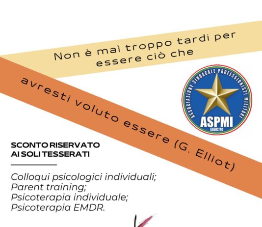 ASPMI e l’Associazione Nazionale Psicologi e Psicoterapeuti insieme per i militari e per le loro famiglie