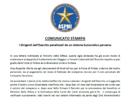 I Dirigenti dell’Esercito penalizzati da un sistema burocratico perverso