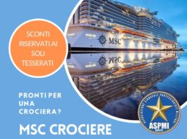 ASPMI e MSC Crociere - Sconti per i Tesserati