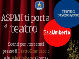 Convenzione con Teatro Brancaccio e Sala Umberto: ASPMI ti porta a teatro