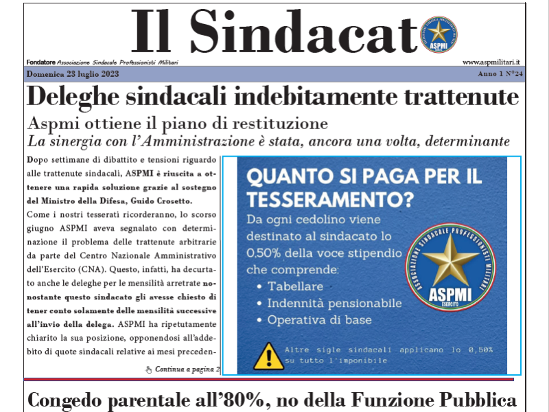 Il Sindacato Anno 1 Numero 24