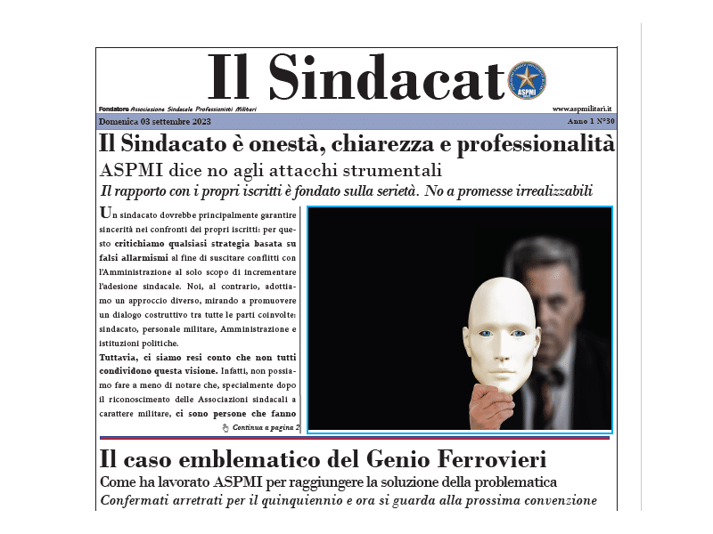 Il Sindacato Anno 1 Numero 30