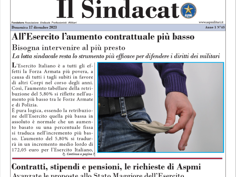 Il Sindacato Anno 1 Numero 45