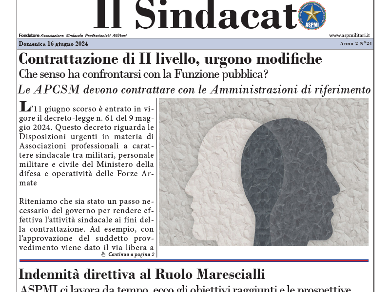 Il Sindacato Anno 2 Numero 24