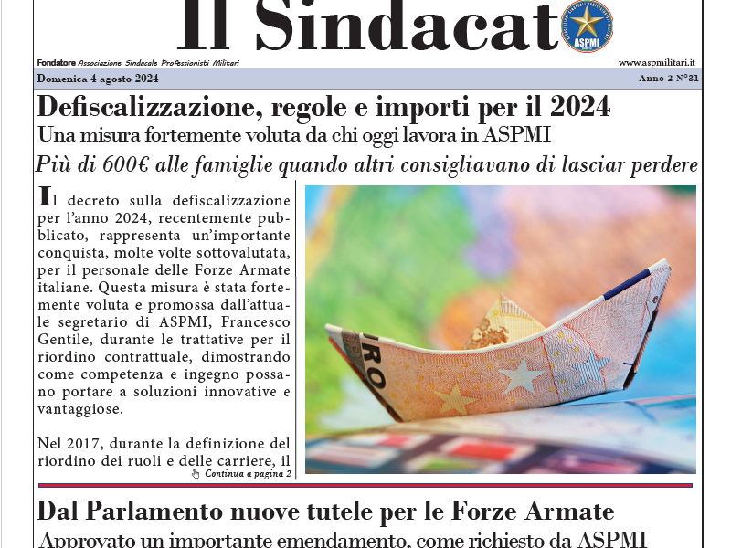 Il Sindacato Anno 2 Numero 31