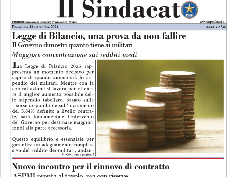 Il Sindacato Anno 2 Numero 38